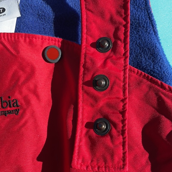 Columbia red size 4T unisex snow bib - Picture 7 of 10